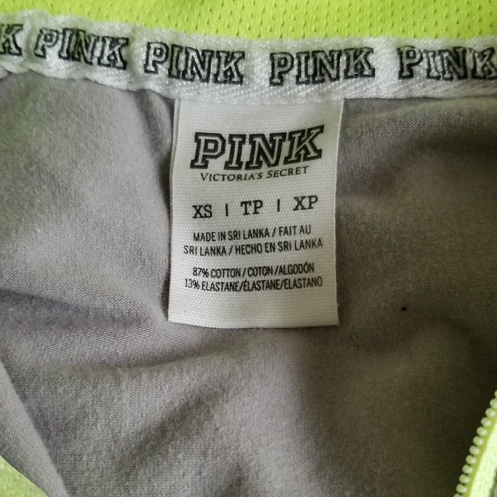 PINK half zip pullover